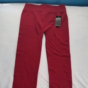 Free to Live Red Spandex Pants